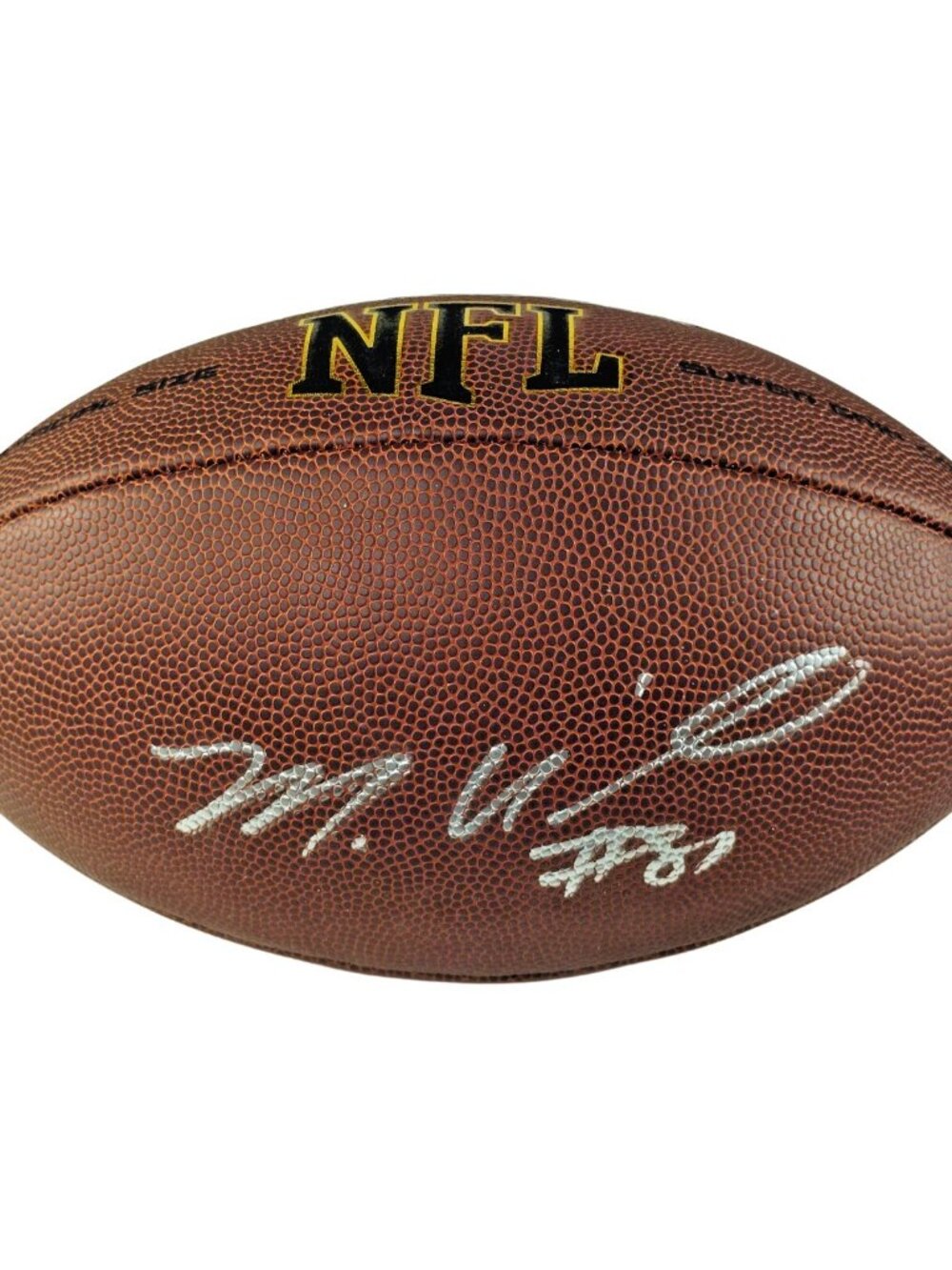 Mike Williams Signed Wilson NFL Football Jets Clemson Beckett COA